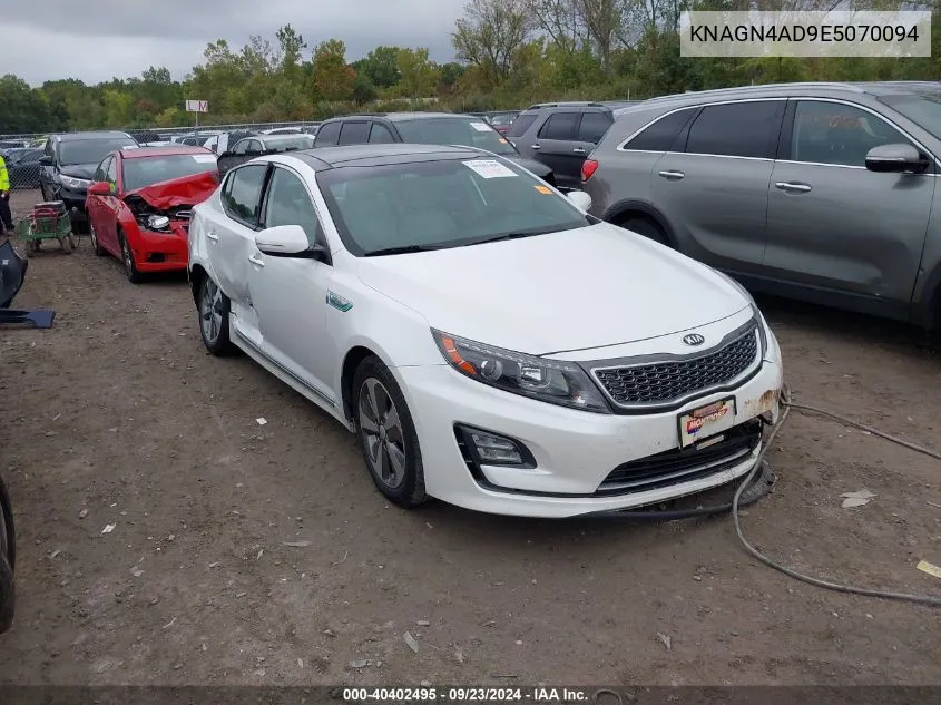 KNAGN4AD9E5070094 2014 Kia Optima Hybrid Ex