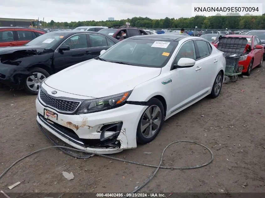 KNAGN4AD9E5070094 2014 Kia Optima Hybrid Ex