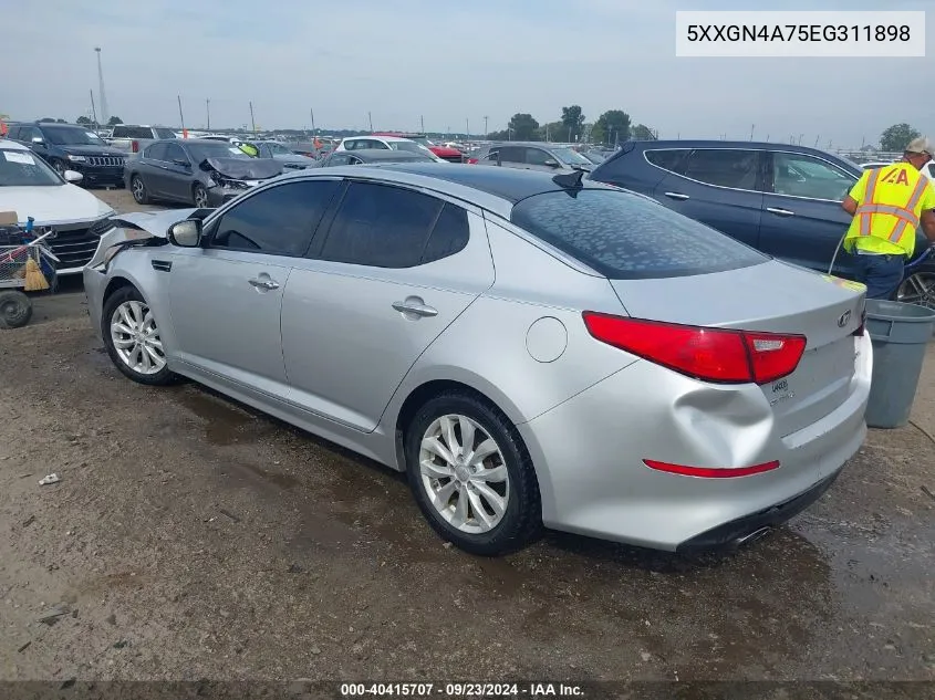 2014 Kia Optima Ex VIN: 5XXGN4A75EG311898 Lot: 40415707