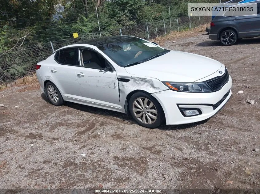 5XXGN4A71EG310635 2014 Kia Optima Ex