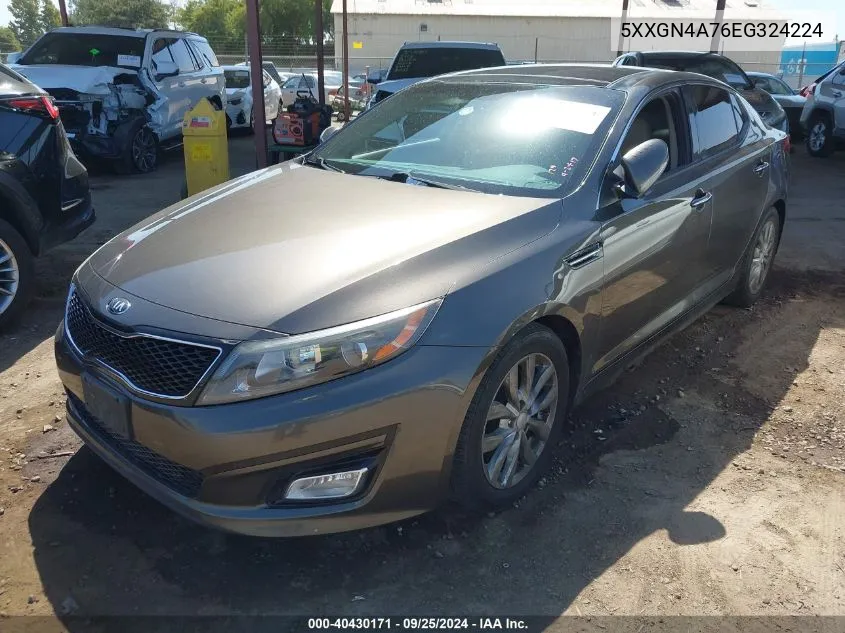 5XXGN4A76EG324224 2014 Kia Optima Ex