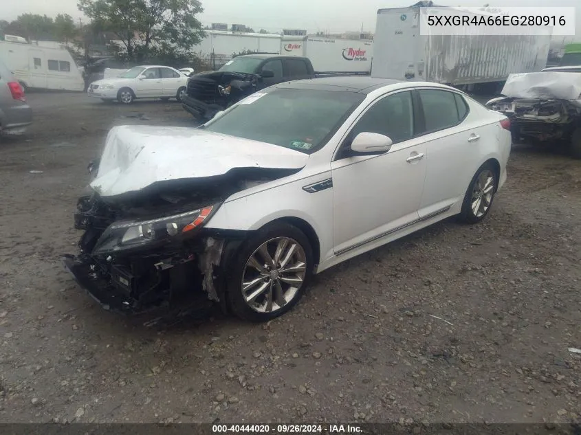 2014 Kia Optima Sxl Turbo VIN: 5XXGR4A66EG280916 Lot: 40444020