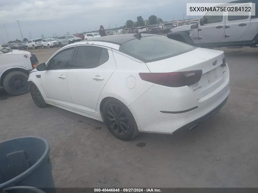 2014 Kia Optima Ex VIN: 5XXGN4A75EG284122 Lot: 40446848