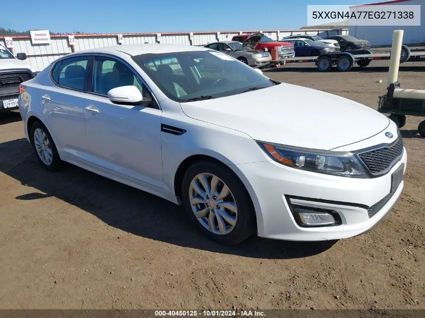 5XXGN4A77EG271338 2014 Kia Optima Ex