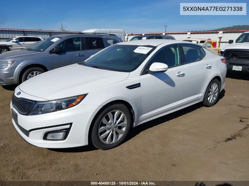 2014 Kia Optima Ex VIN: 5XXGN4A77EG271338 Lot: 40450125