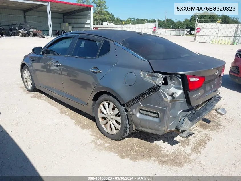 2014 Kia Optima Lx VIN: 5XXGM4A76EG320323 Lot: 40450323