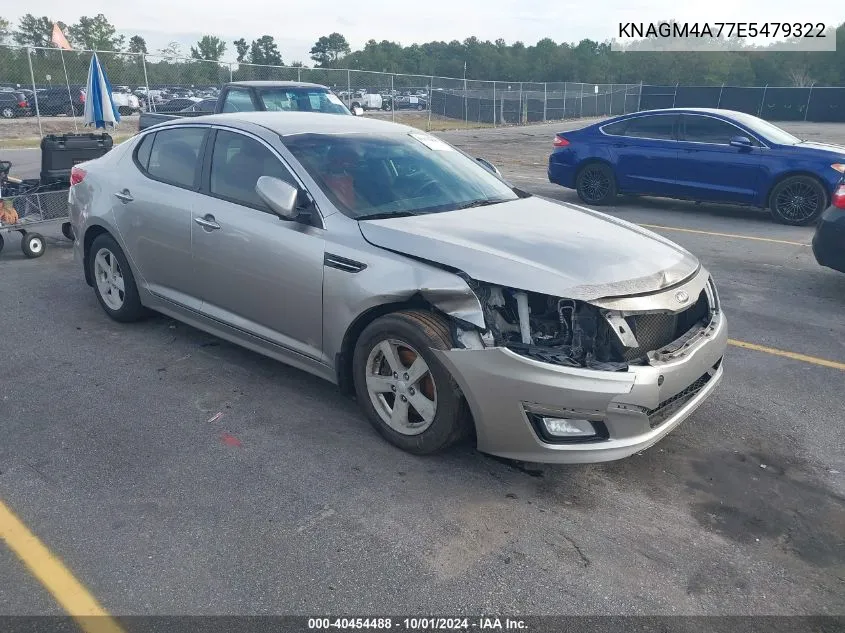 KNAGM4A77E5479322 2014 Kia Optima Lx