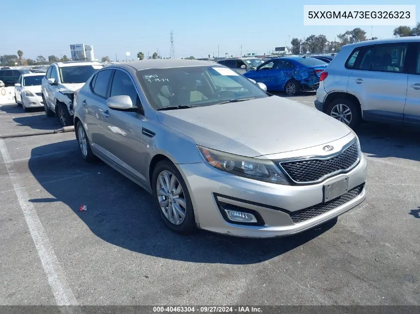 2014 Kia Optima Lx VIN: 5XXGM4A73EG326323 Lot: 40463304