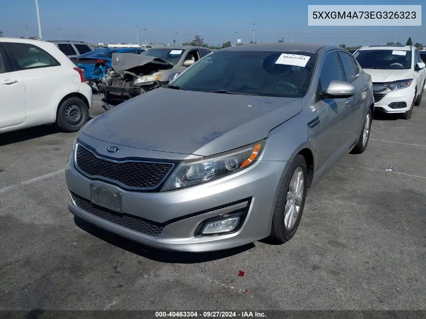 2014 Kia Optima Lx VIN: 5XXGM4A73EG326323 Lot: 40463304