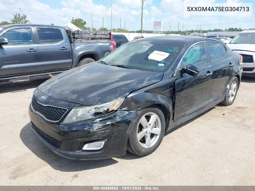 2014 Kia Optima Lx VIN: 5XXGM4A75EG304713 Lot: 40465862