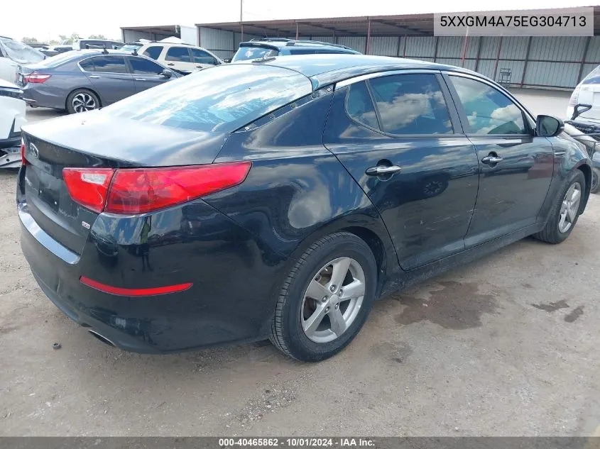 2014 Kia Optima Lx VIN: 5XXGM4A75EG304713 Lot: 40465862