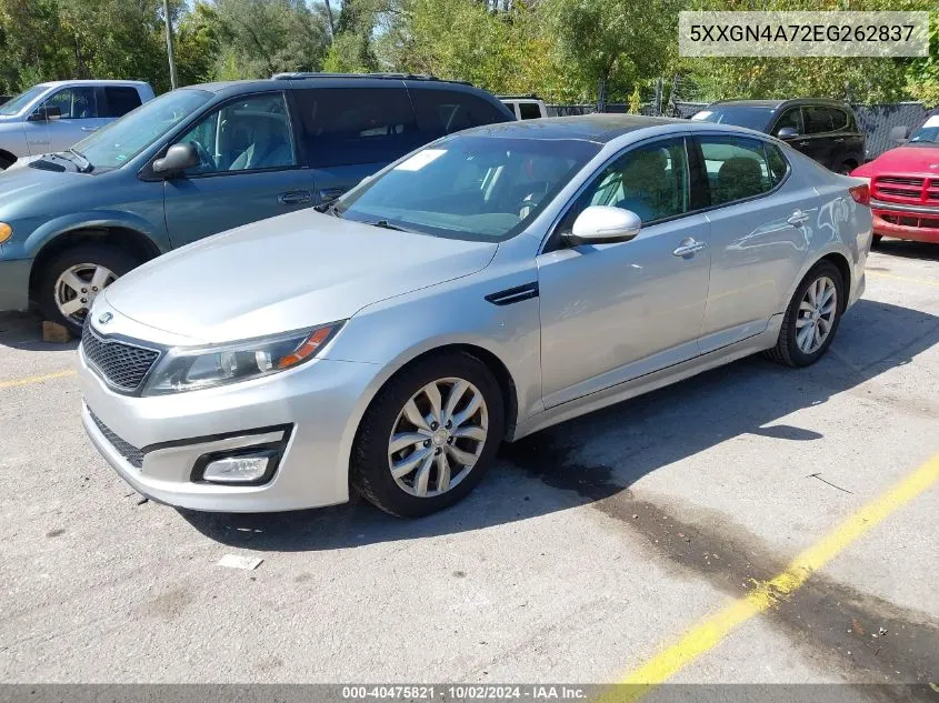 5XXGN4A72EG262837 2014 Kia Optima Ex