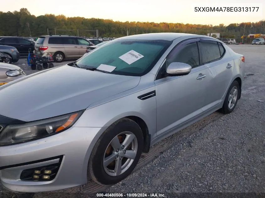 5XXGM4A78EG313177 2014 Kia Optima Lx