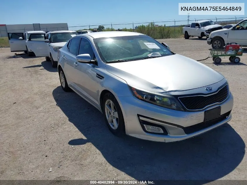 KNAGM4A75E5464849 2014 Kia Optima Lx