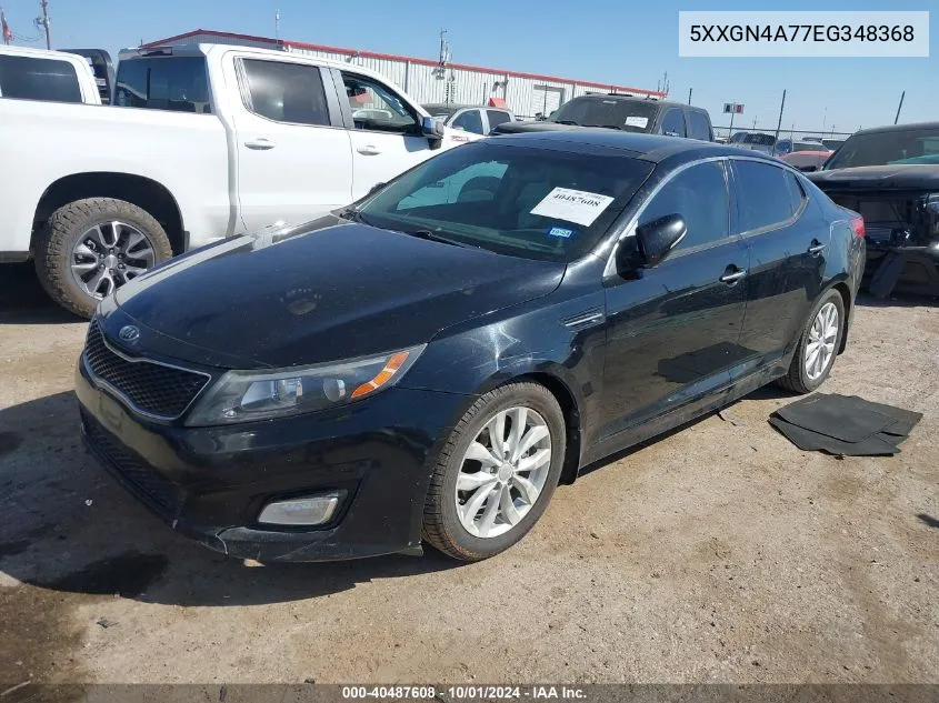 5XXGN4A77EG348368 2014 Kia Optima Ex