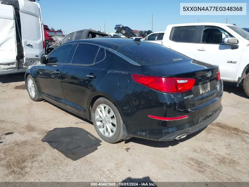 5XXGN4A77EG348368 2014 Kia Optima Ex