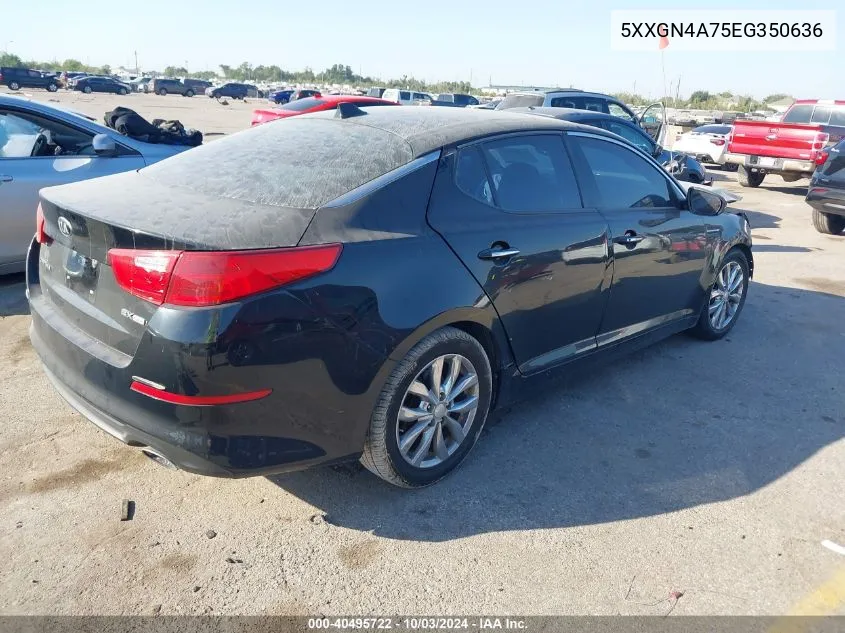 5XXGN4A75EG350636 2014 Kia Optima Ex