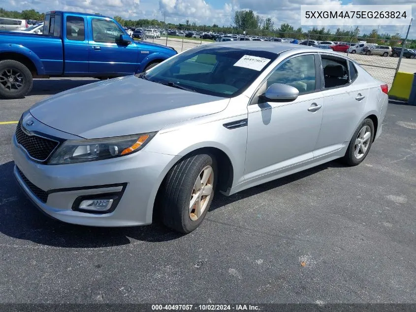 5XXGM4A75EG263824 2014 Kia Optima Lx