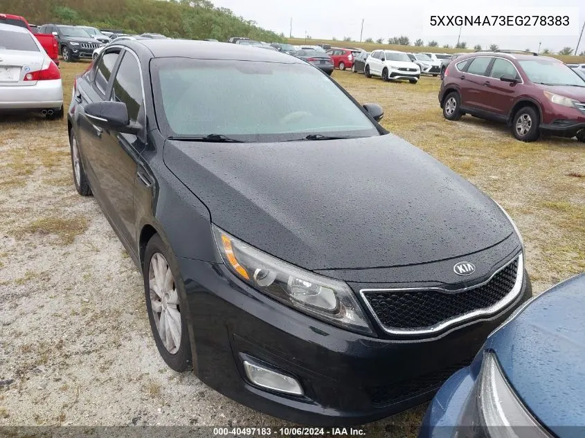 2014 Kia Optima Ex VIN: 5XXGN4A73EG278383 Lot: 40497183