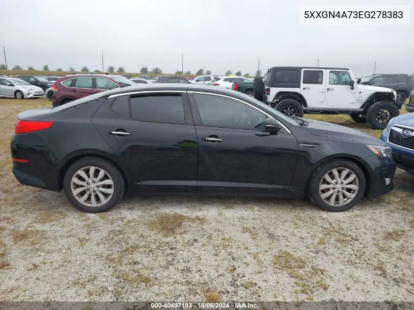 2014 Kia Optima Ex VIN: 5XXGN4A73EG278383 Lot: 40497183