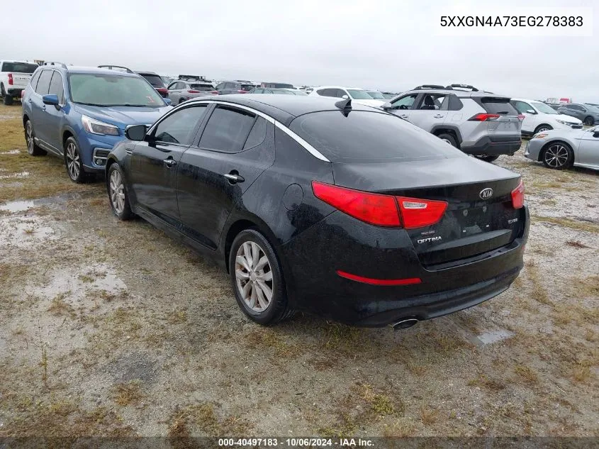 2014 Kia Optima Ex VIN: 5XXGN4A73EG278383 Lot: 40497183