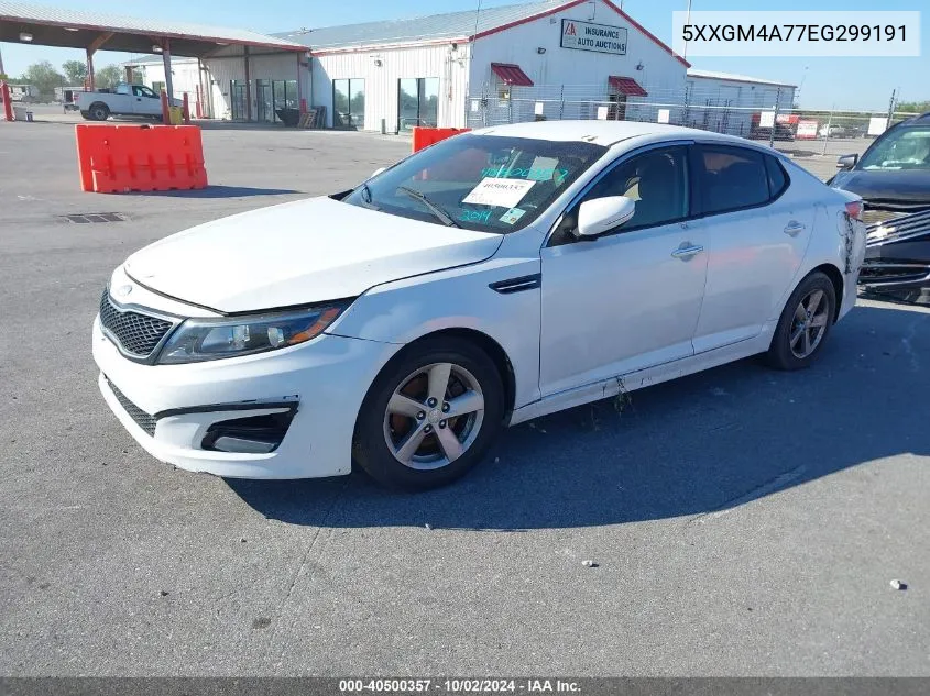 5XXGM4A77EG299191 2014 Kia Optima Lx