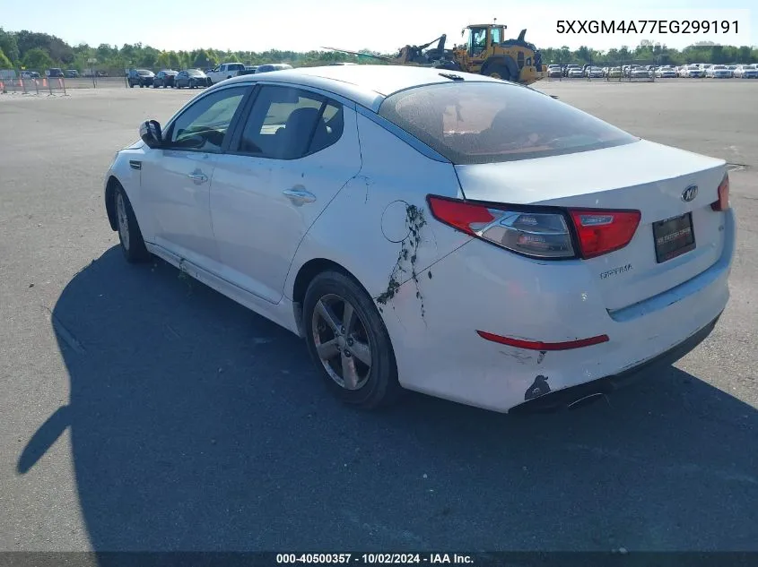 5XXGM4A77EG299191 2014 Kia Optima Lx