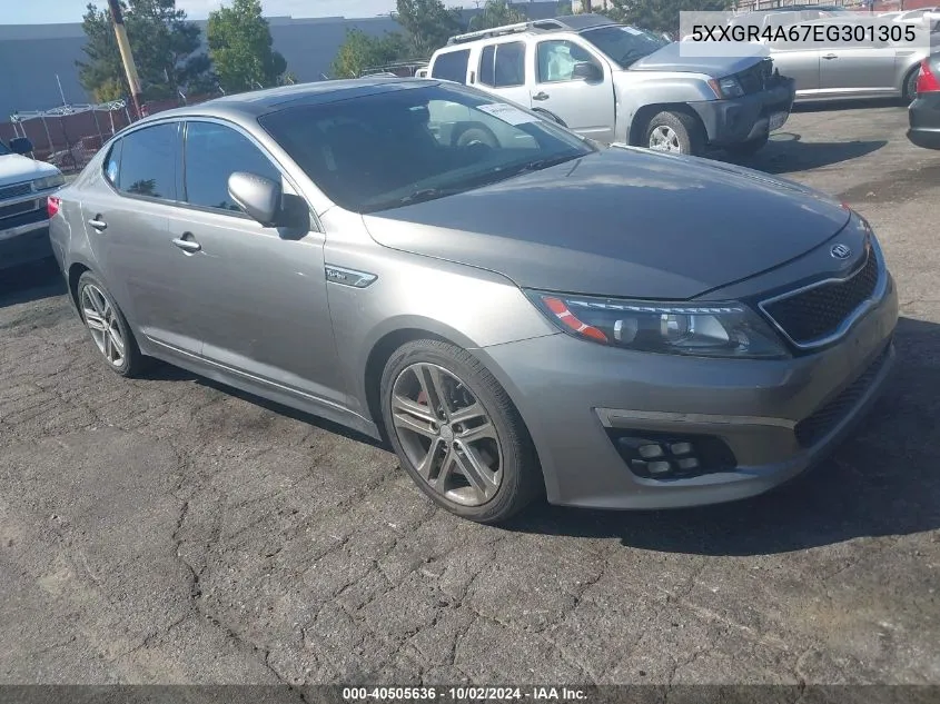 2014 Kia Optima Sxl Turbo VIN: 5XXGR4A67EG301305 Lot: 40505636