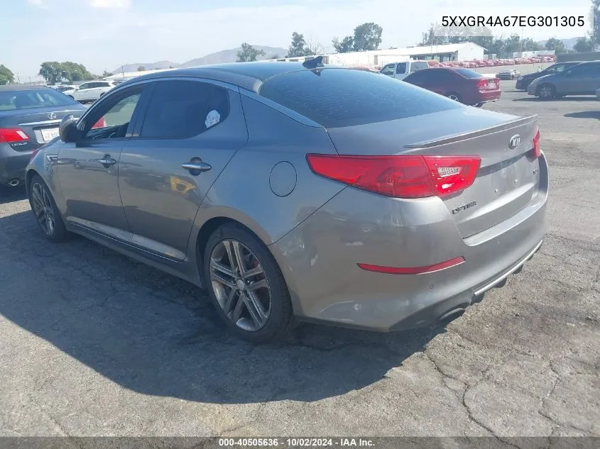 5XXGR4A67EG301305 2014 Kia Optima Sxl Turbo