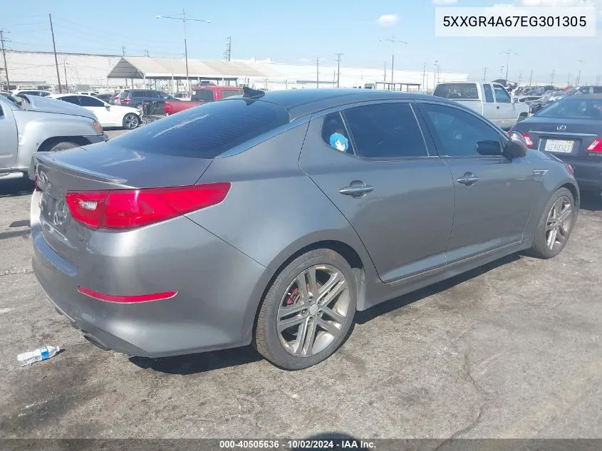 5XXGR4A67EG301305 2014 Kia Optima Sxl Turbo