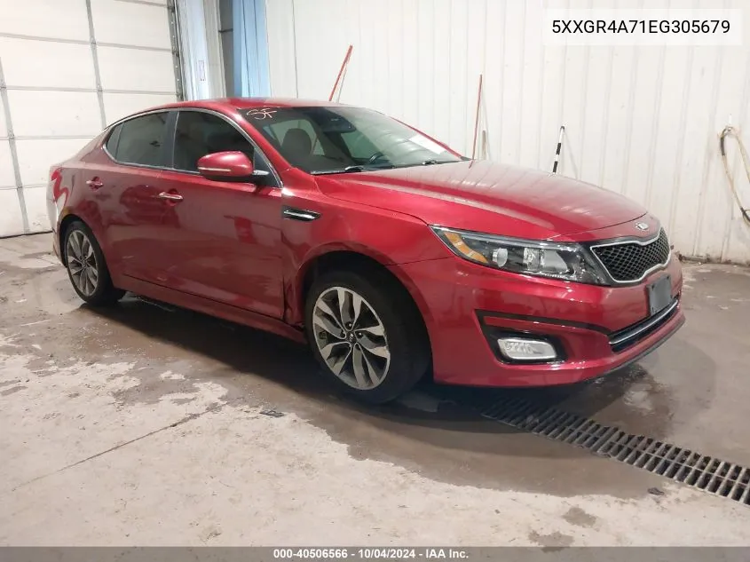 2014 Kia Optima Sx VIN: 5XXGR4A71EG305679 Lot: 40506566