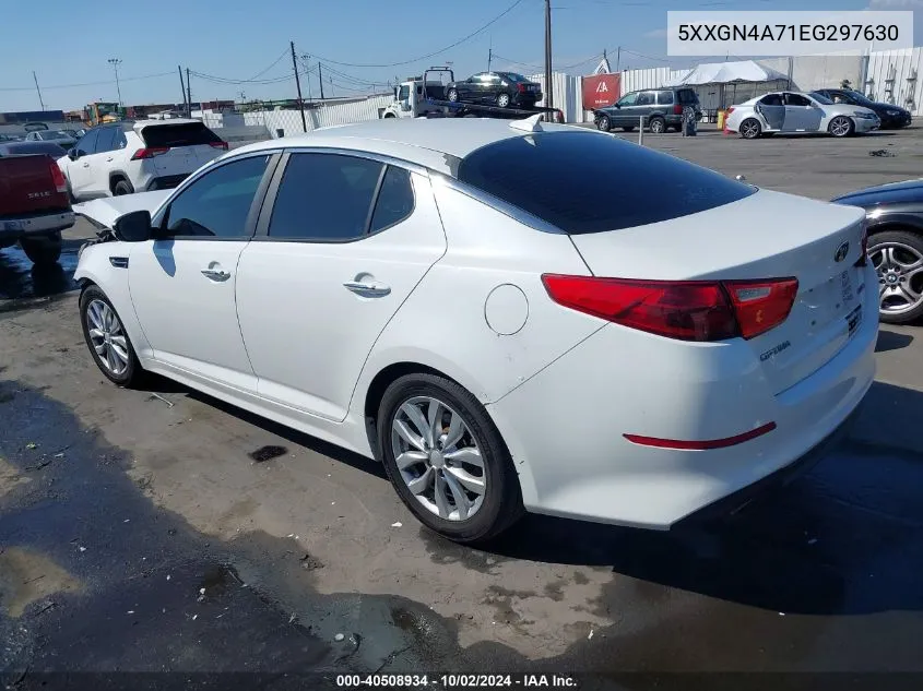 2014 Kia Optima Ex VIN: 5XXGN4A71EG297630 Lot: 40508934