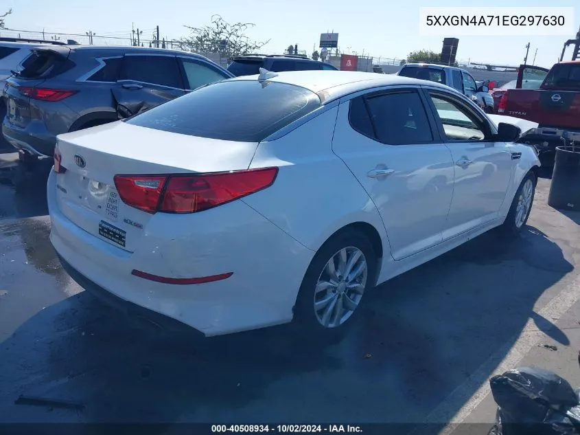 2014 Kia Optima Ex VIN: 5XXGN4A71EG297630 Lot: 40508934