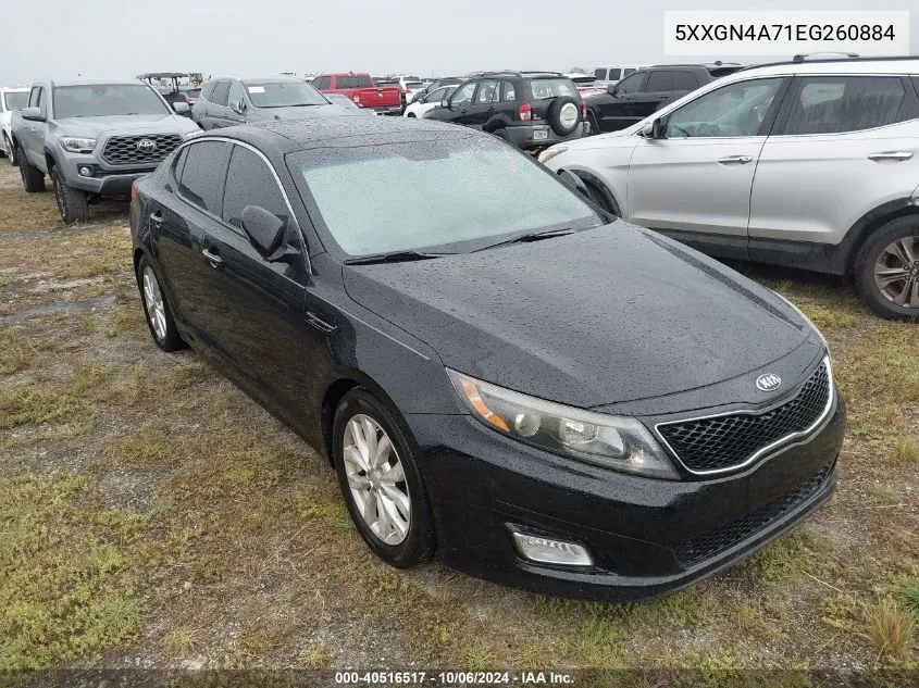 2014 Kia Optima Ex VIN: 5XXGN4A71EG260884 Lot: 40516517