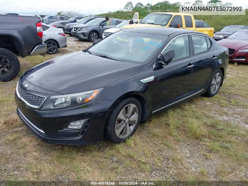 KNAGN4AD7E5072992 2014 Kia Optima Hybrid