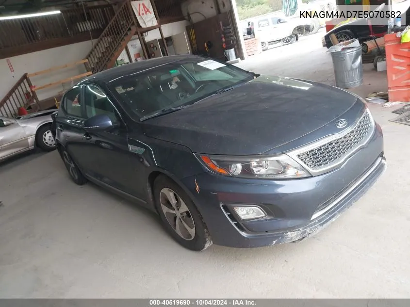 2014 Kia Optima Hybrid Lx VIN: KNAGM4AD7E5070582 Lot: 40519690