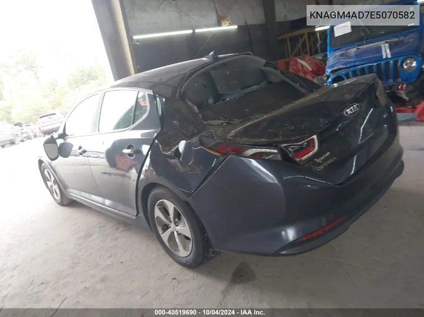 KNAGM4AD7E5070582 2014 Kia Optima Hybrid Lx