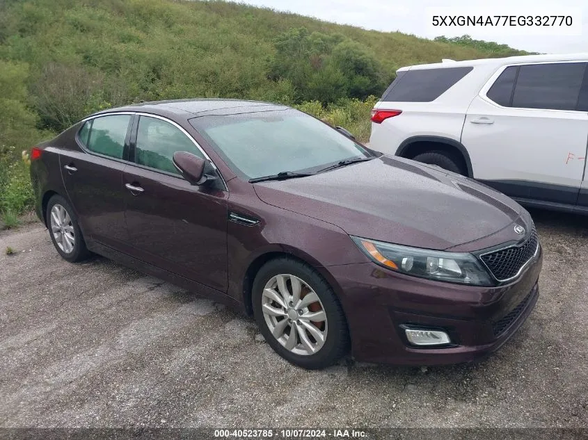 5XXGN4A77EG332770 2014 Kia Optima Ex