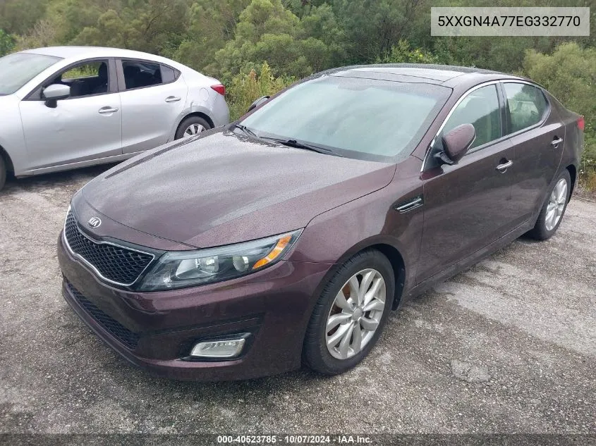 2014 Kia Optima Ex VIN: 5XXGN4A77EG332770 Lot: 40523785