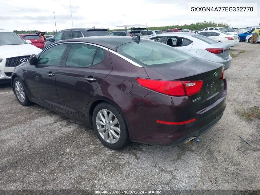 5XXGN4A77EG332770 2014 Kia Optima Ex