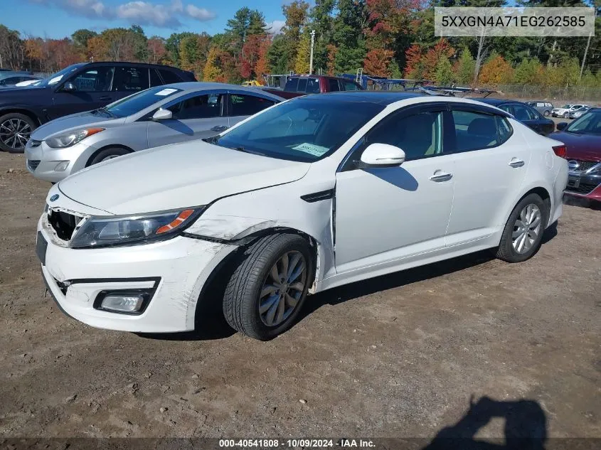 2014 Kia Optima Ex VIN: 5XXGN4A71EG262585 Lot: 40541808