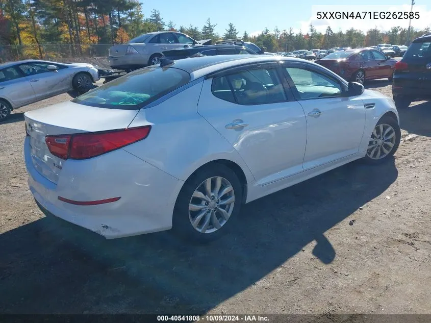 2014 Kia Optima Ex VIN: 5XXGN4A71EG262585 Lot: 40541808