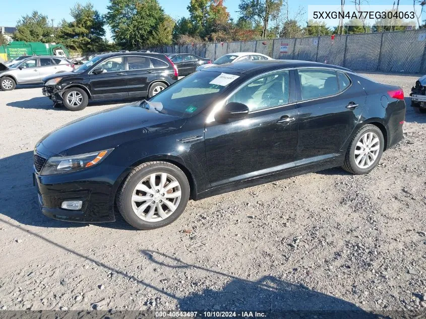 2014 Kia Optima Ex VIN: 5XXGN4A77EG304063 Lot: 40543497