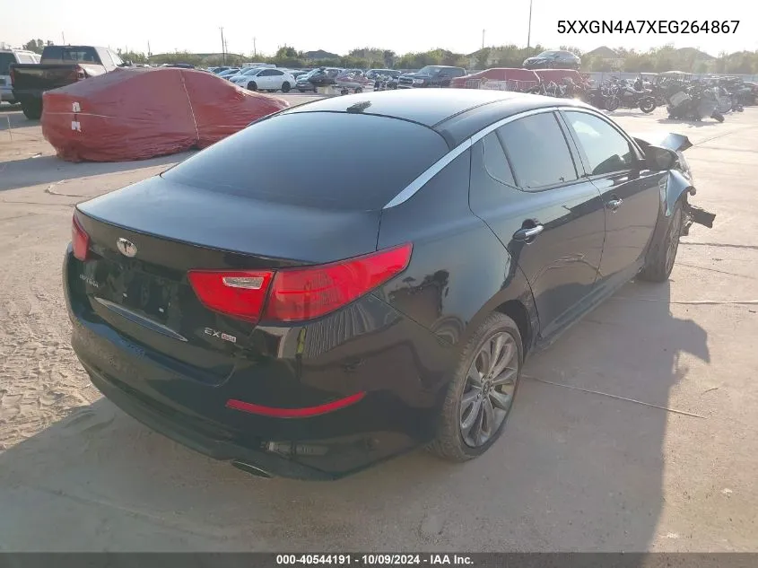 2014 Kia Optima Ex VIN: 5XXGN4A7XEG264867 Lot: 40544191