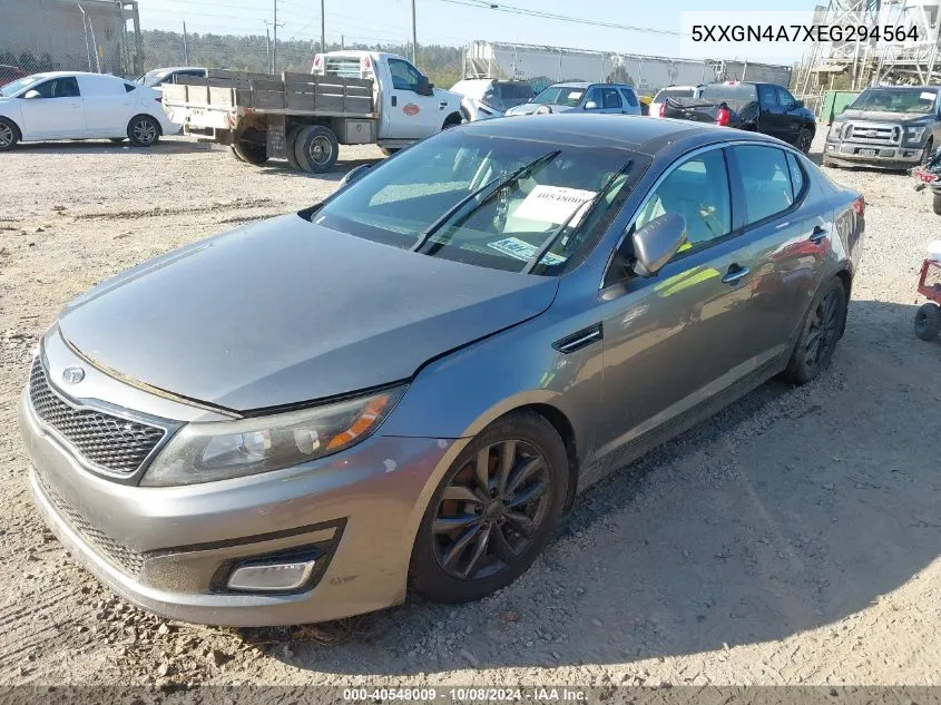 2014 Kia Optima Ex VIN: 5XXGN4A7XEG294564 Lot: 40548009