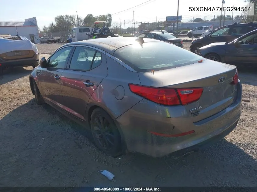 2014 Kia Optima Ex VIN: 5XXGN4A7XEG294564 Lot: 40548009