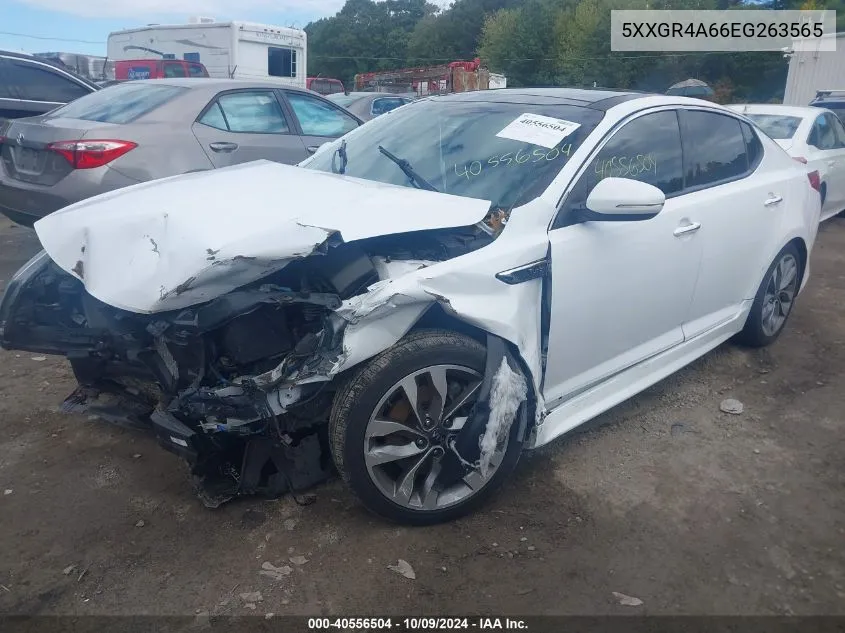 5XXGR4A66EG263565 2014 Kia Optima Sx Turbo