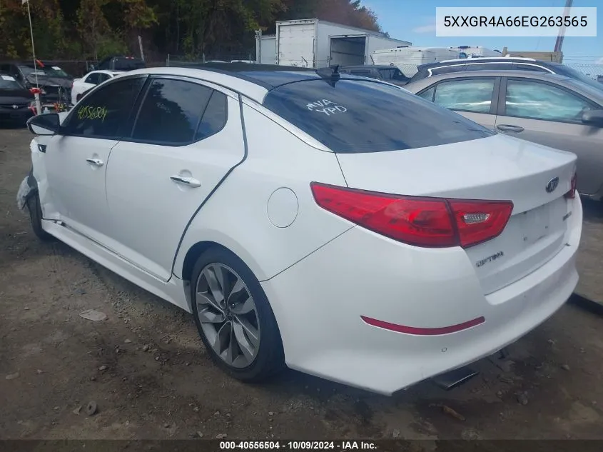 5XXGR4A66EG263565 2014 Kia Optima Sx Turbo