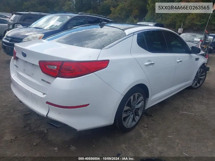 5XXGR4A66EG263565 2014 Kia Optima Sx Turbo