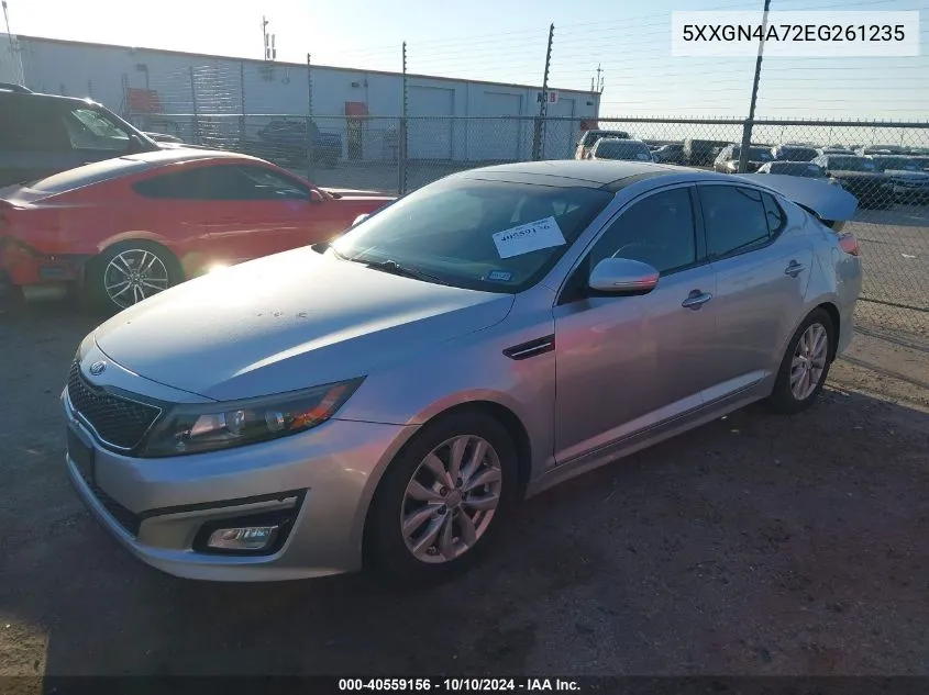 5XXGN4A72EG261235 2014 Kia Optima Ex